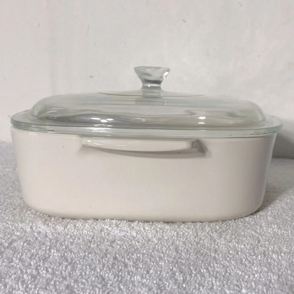 Vintage Corningware Symphony Casserole Dish With Clear Lid A-2-B 2L - Picture 4 of 13